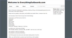 Desktop Screenshot of everythingoutboards.com