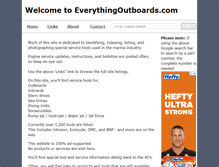 Tablet Screenshot of everythingoutboards.com